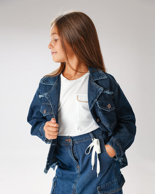 Giubbotto denim over