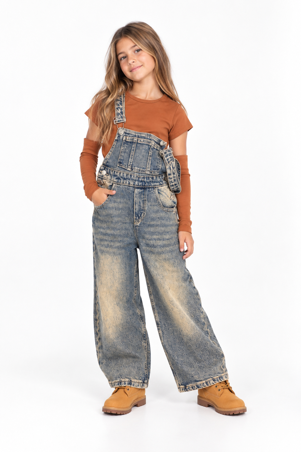 Salopette in denim