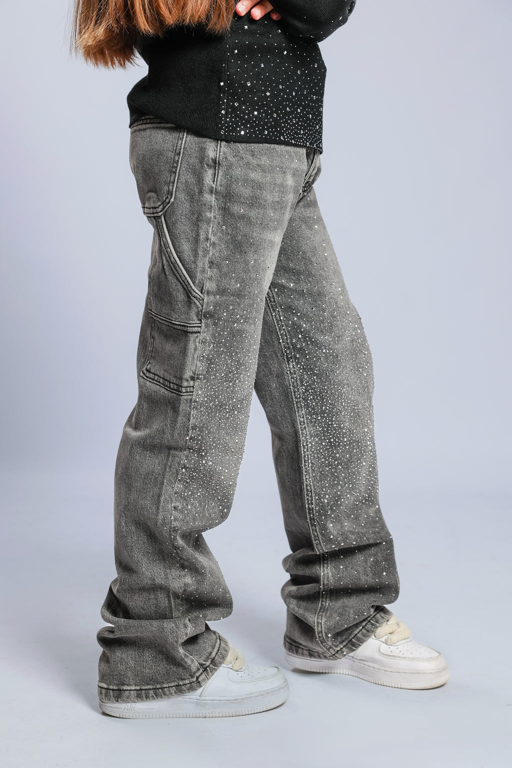 Jeans brillantinato