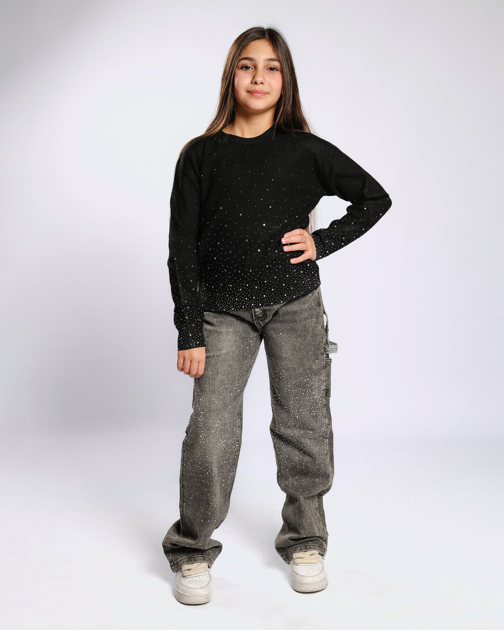 Jeans brillantinato