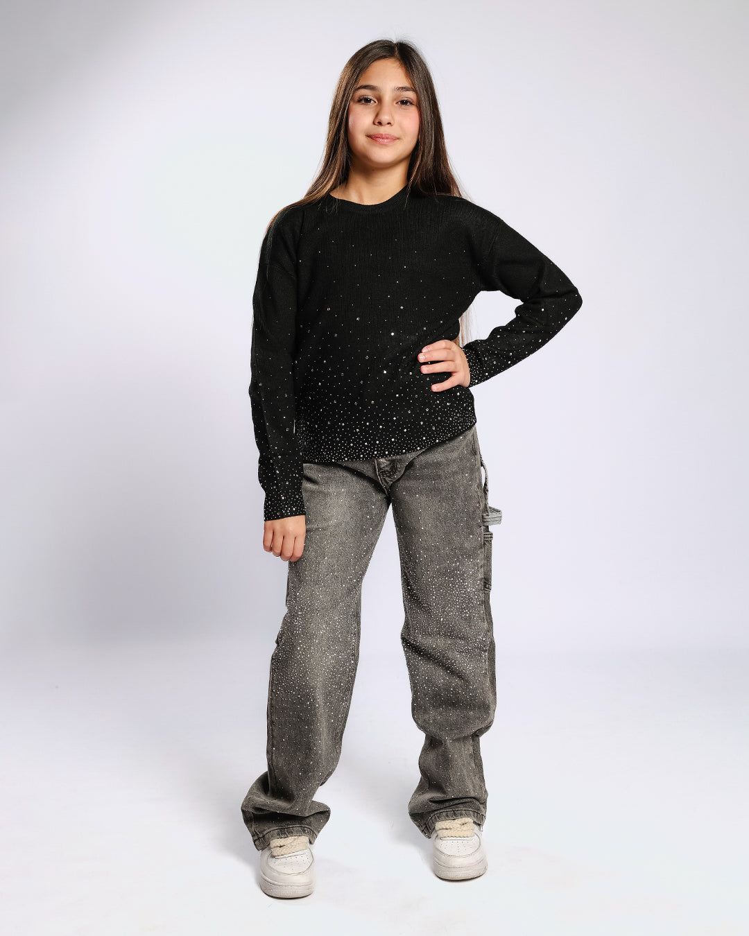 Jeans brillantinato