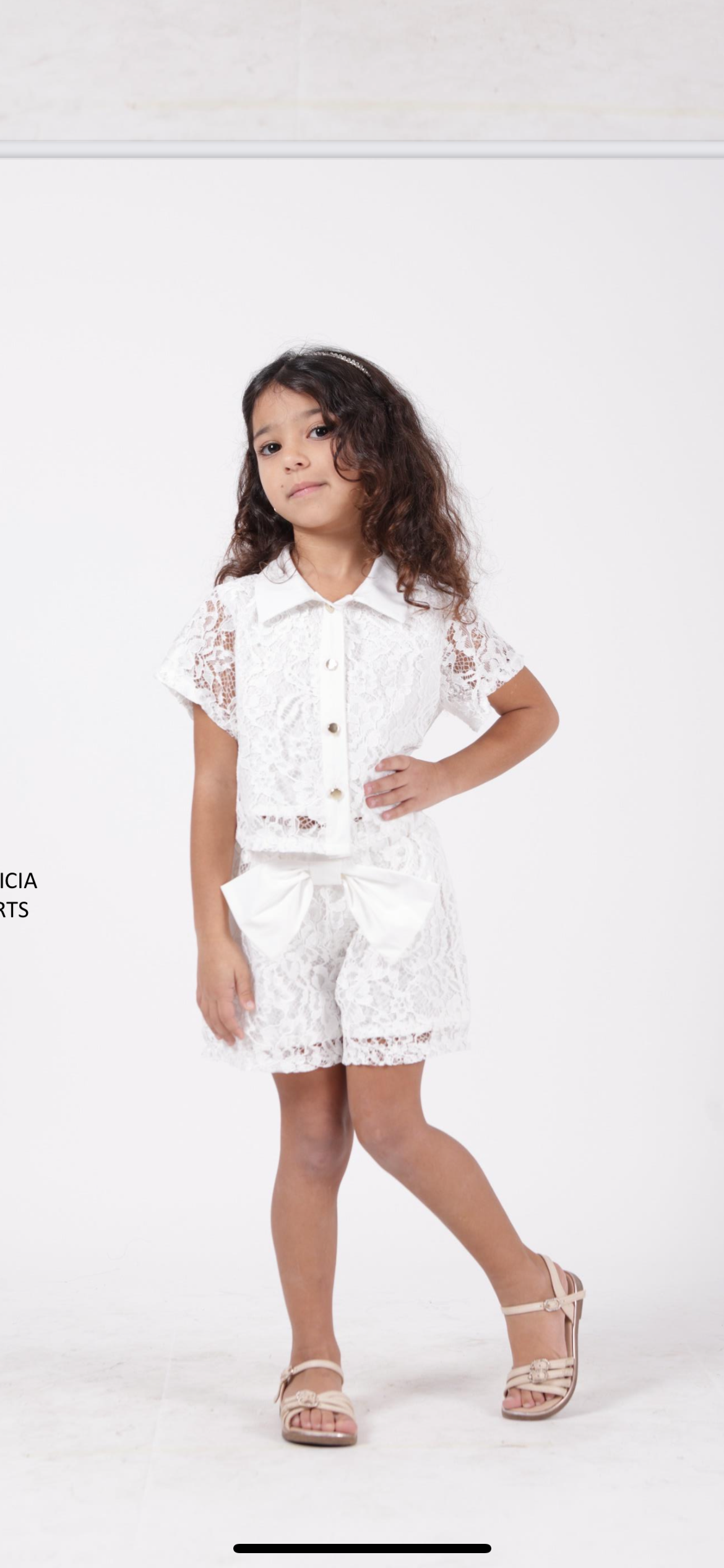 Camicia e Shorts Macramè Janice