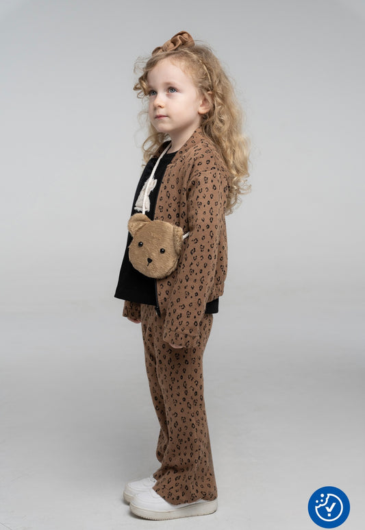 Coordinato animalier e borsetta