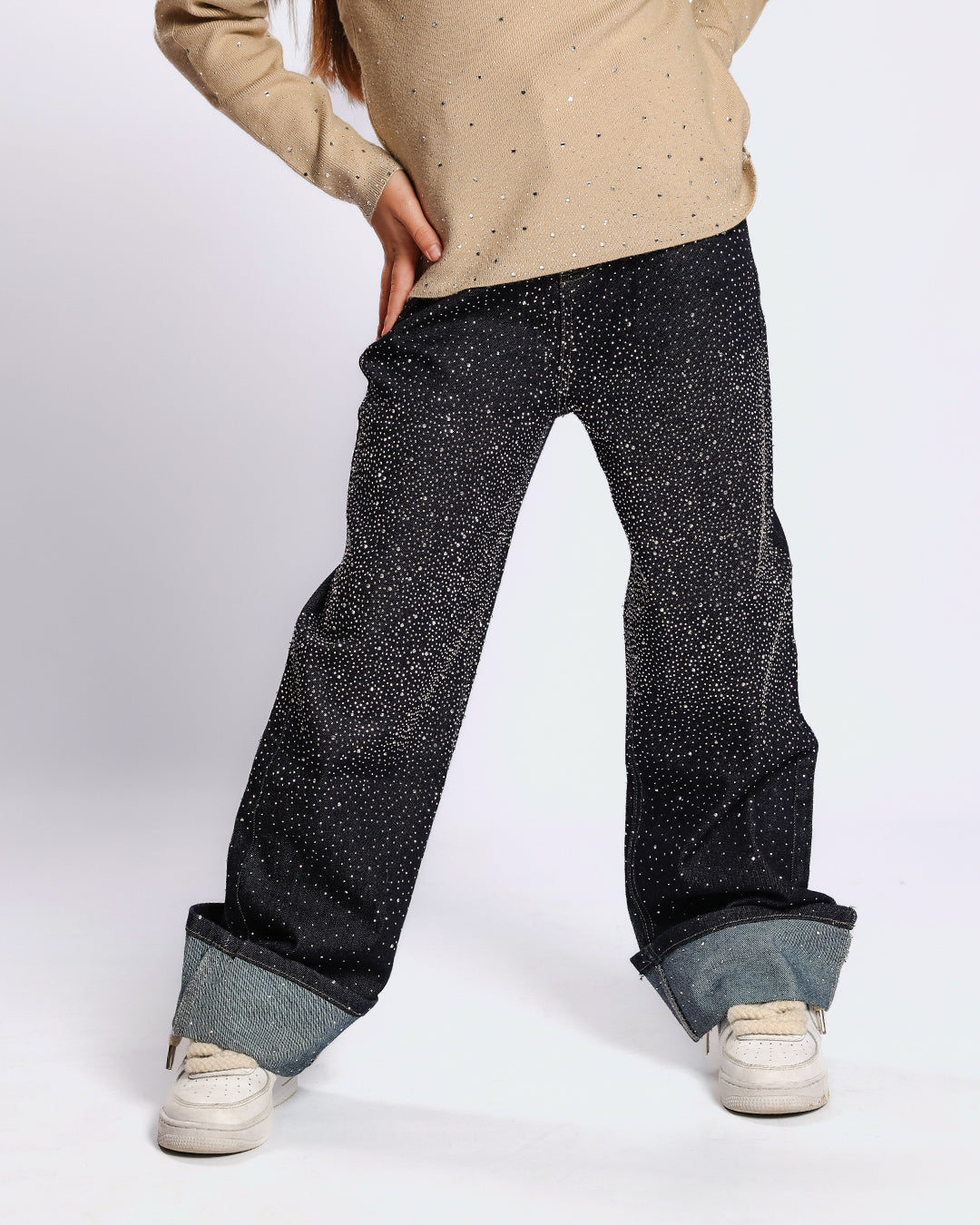 Jeans Lav0 brillantinato