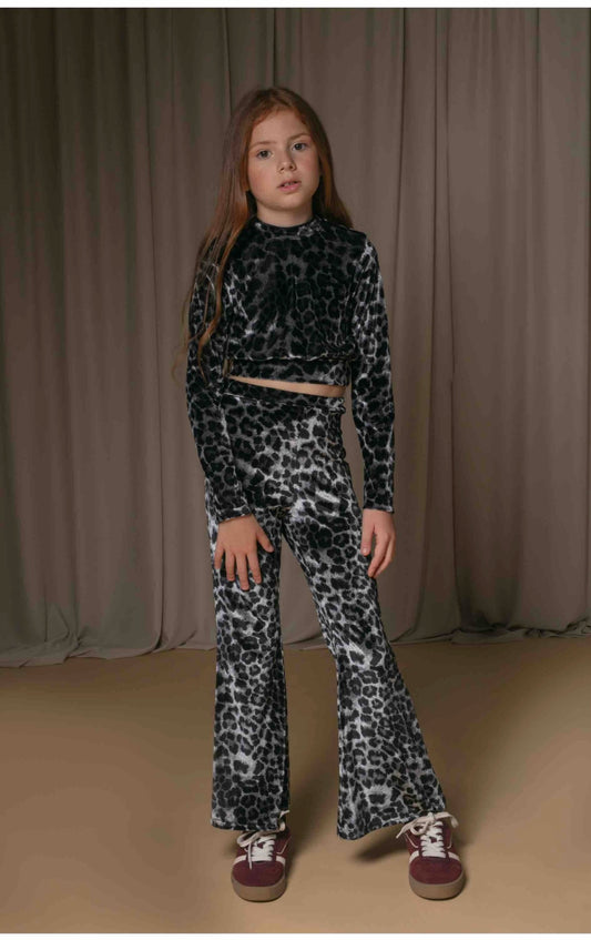 Top e pantalone a zampa Naice