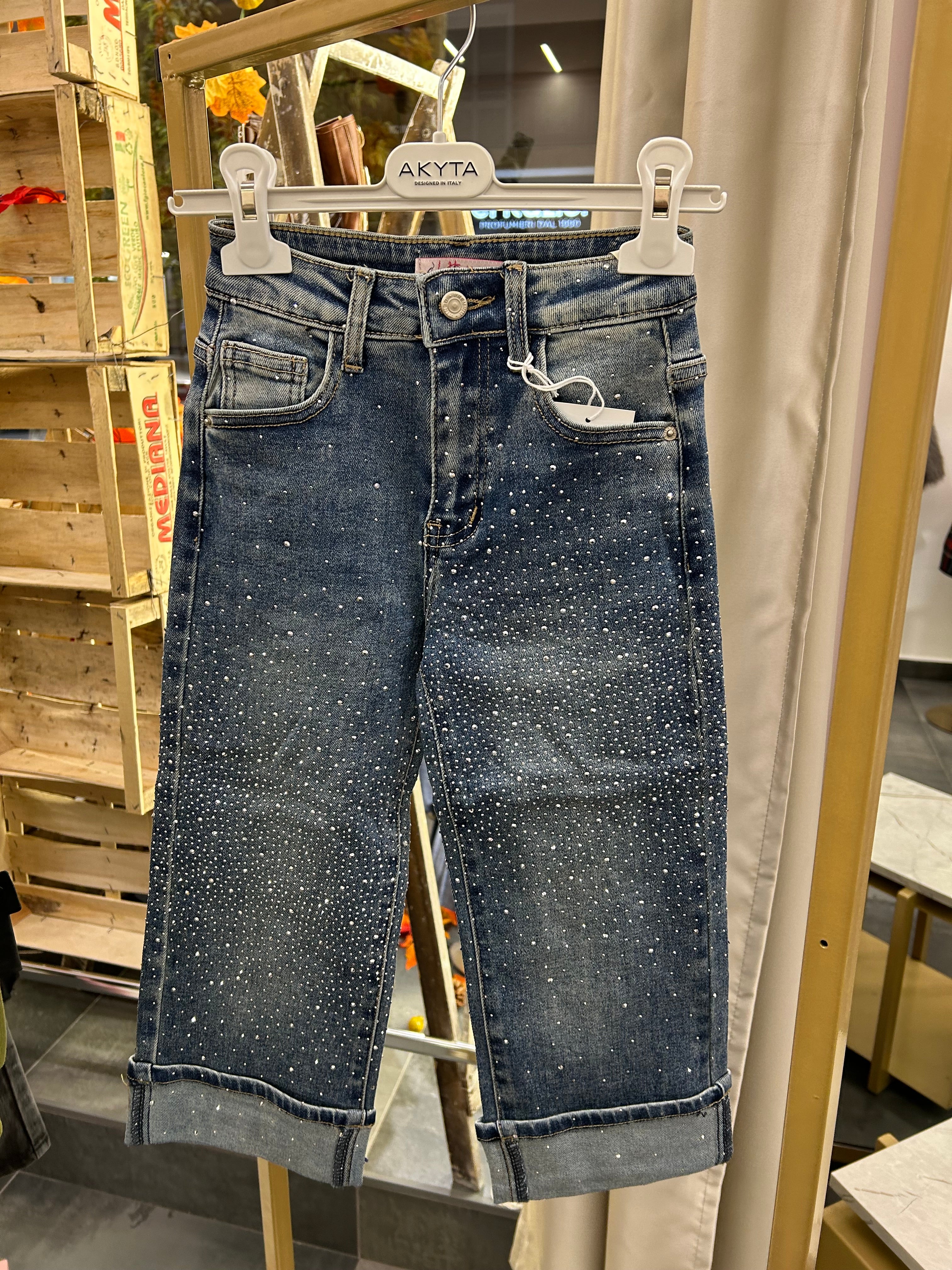 Jeans brillantinato