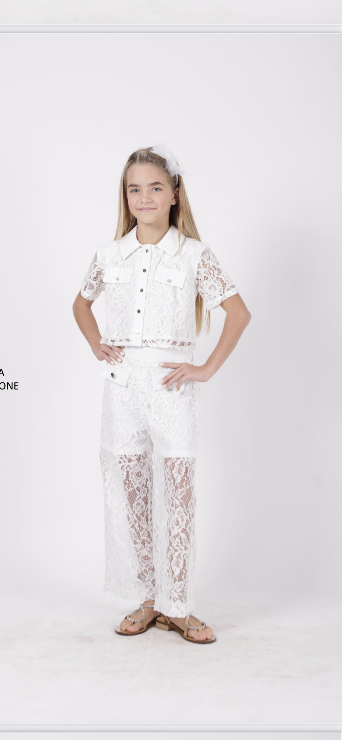 Camicia e Pantalone Macramè Janice