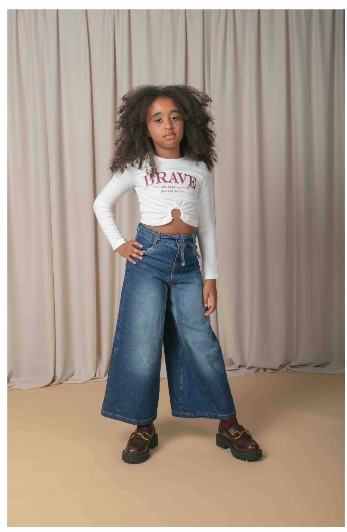 T-shirt crop Naice