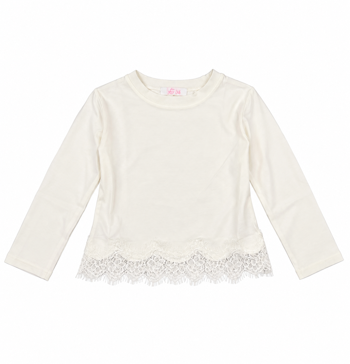 Maglia crop pizzo