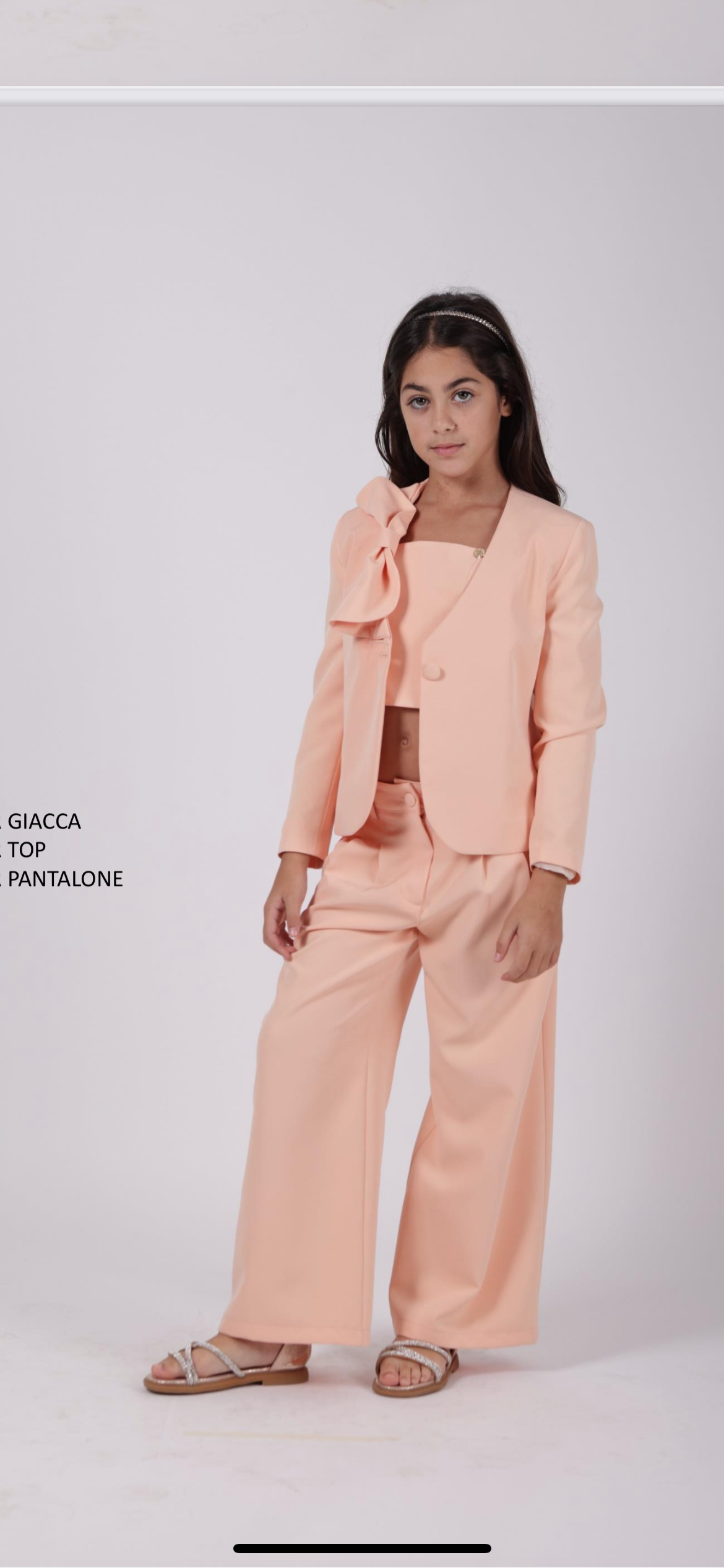 Giacca e Pantalone fiocco Janice
