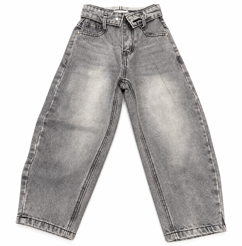 Jeans tasca strass